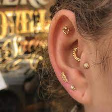 Ear Curation By Wklp All Piercings Are By Nicole With Some Of Our Prettiest Bvla Treasures All Are Fully Healed Aside Cute Ear Piercings Ear Piercings