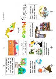 Mexico is in which continent? Mini Book 11 Mexico In Colour And Greyscale Esl Worksheet By David Lisgo