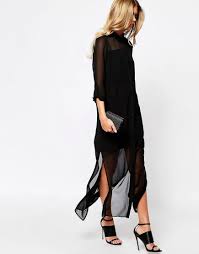 River Island River Island Longsleeve Maxi Shirt Dress At Asos Sewing Inspiration Fashion Dresses Maxi Shirt Dress