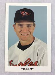 1990 Tim Hulett, Baltimore Orioles Baseball Color Photo Postcard