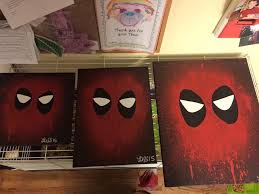 Deadpool Canvas Art Deadpool Canvas Art Deadpool Art Cool Paintings
