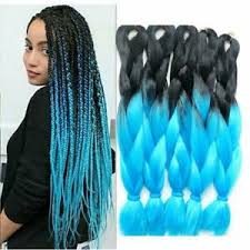 There are 8490 blue braiding hair for sale on etsy, and they cost $17.29 on average. 24 Kanekalon Braiding Hair Extension Ombre Blue Box Braids Twists Ebay