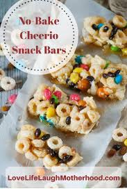Ben S Super Easy No Bake Cheerios Snack Bars Recipe Cheerios Snacks Homemade Snacks
