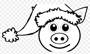 Beautiful Design Pig Coloring Page Pages Free Printable Penguin Santa Yard Sign Free Transparent Png Clipart Images Download
