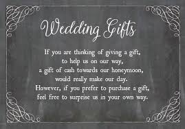 Chalkboard Wedding Gift Wish Card Wedding Cash Gift Wedding Gift Poem Wedding Wording