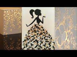 Diy Rom Decor Ideas Making Girl With Butterfly Dress Wall Decor With Butterfly Butterfly Girl Youtube Trending Decor Diy Decor Sewing Projects For Kids