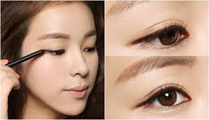 Image result for korean eyes makeup
