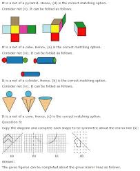 Ncert Solutions For Class 7 Maths Chapter 14 Symmetry Exercise 14 1 Ncertsolutions Cbseclass7maths Ncertclass7maths Maths Ncert Solutions Math Solutions