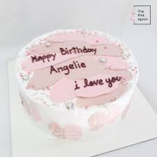 Korean cake, pastel cakes, think food, just cakes, cute desserts. Korean Minimalist Cakes Design Gallery Pink Apron
