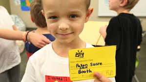 12 photos: student mock election at Downtown School