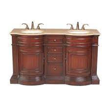Shop items you love at overstock, with free shipping on everything* and easy returns. Stufurhome 62 Catherine Double Sink Vanity With Travertine Marble Top Rich Cherry 1 209 00 Double Sink Vanity Traditional Bathroom Vanity Bathroom Vanity
