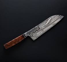 Nick Anger Composite Damascus Chef 225mm Eatingtools Com Kitchen Knives Japanese Cooking Knives Knife