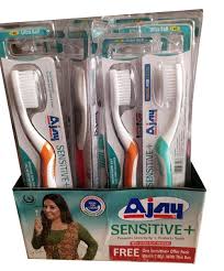 Plastic Ajay Sensitive Toothbrush, For Tooth Cleaning at ₹ 28piece in  Faridabad
