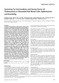 Jabatan akauntan negara malaysia (janm). Pdf Screening For Intermediate And Severe Forms Of Thalassaemia In Discarded Red Blood Cells Optimization And Feasibility Mary Anne Tan Jin Ai Academia Edu