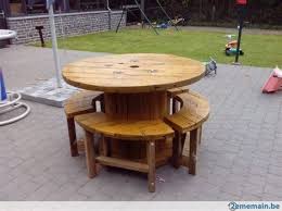 Table Entouret Bois Ecosia Wooden Spool Tables Wood Spool Spool Tables