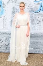 Gala zeigt ihnen die schönsten fotos ihrer styles. Kitty Spencer Elfenbein Gekapptes Abendkleid 2019 Thecelebritydresses