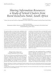 All the sets come with chair seater options so you can select a 4 seater, 6 seater or a large 8 seater. Pdf Sharing Information Resources A Study Of School Clusters From Rural Kwazulu Natal South Africa
