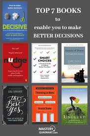Top 7 Books To Enable You To Make Better Decisions Entrepreneur Books Motivational Books Self Development Books