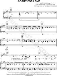 Maybe, there are some variants. Celine Dion Sorry For Love Sheet Music In E Major Download Print Sku Mn0042411