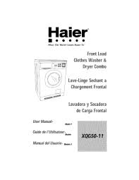 Alvarez/ getty images before you buy a washer or dryer, take time to visit each manufacturer's website to compare capacity a. Haier Xqg50 11 Washer Dryer Combo Owner S Manual Manualzz