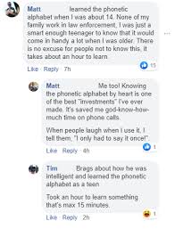Law enforcement phonetic spelling alphabets. Well It Took Me Nothing I M The Phonetic Alphabet Iamverysmart