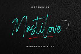 No hassle, no fuss, find thousands of high quality free fonts on fontsc. Mastilove Brush Handwritten Font In Fonts On Yellow Images Creative Store