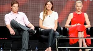 Jennifer carpenter and ex michael c hall barely raise a smile at dexter promo amid reports she's dating again. Dexter Q A Gets Awkward When Michael C Hall Jennifer Carpenter Are Asked About Divorce Sick Chirpse