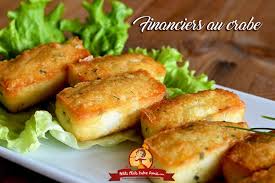 Financiers Au Crabe Petits Plats Entre Amis Idee Recette Apero Dinatoire Alimentation Buffet Repas