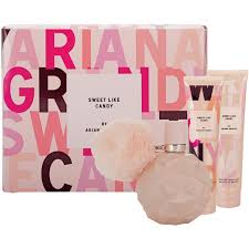 Blackberry, italian bergamot, pear, honeysuckle, jasmine sambac, black Ariana Grande Sweet Like Candy Eau De Parfum 100ml Spray 3 Piece Set 812256024682 Ebay