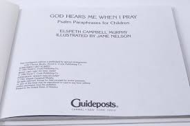 Buy God Hears Me When I Pray, Elspeth Campbell Murphy, Psalm, Hardcover,  Picture Book, Child Reading, Nursery Library, Vintage ~ 20-01-544 Online in  India
