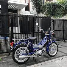 Review modifikasi jialing kancil | motor klasik bergaya masa kini. Honda Cub C70