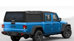 The jeep gladiator truck cap from a.r.e. 2020 Jeep Gladiator Rendered With All Sorts Of Bed Toppers