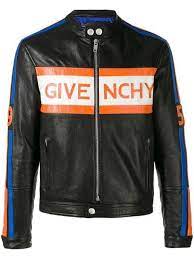Givenchy Logo Biker Jacket Farfetch Black Leather Biker Jacket Givenchy Logo Biker Jacket