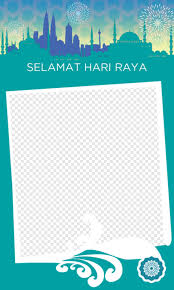 Fun hari raya stickers to paste in your photos from gallery. Frem Template Selamat Hari Raya Hd Png Download 480x800 6902018 Png Image Pngjoy