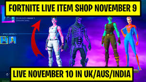 Here's a complete list of fortnite all skins (skin tracker) & daily sales. Live Fortnite Item Shop Review 9th November 2020 Youtube