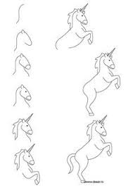 Dessin Licorne Unicorn Drawing Easy Drawings Unicorn Art
