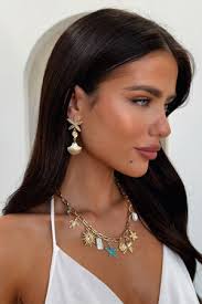 Ariel Earrings Gold Thats So Fetch UK stores