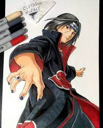 Dibujos de la muerte de itachi. Akatsuki Itachi Para Dibujar Anime Best Images