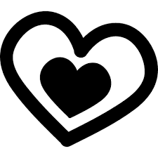 Love Hand Drawn Couple Of Hearts Logo How To Draw Hands Vector Free Free Icons
