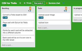 With the use of boards, lists, and notes you'll always have a visual overview of your tasks and projects. Csv Export For Trello Chrome Web Store