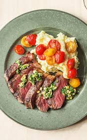 Gremolata Strip Steak Recipe Hellofresh Recipe Recipes Hello Fresh Recipes Mashed Cauliflower