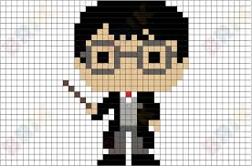 Dessin de harry potter facile : Pixel Art Harry Potter Facile 31 Idees Et Designs Pour Vous Inspirer En Images