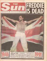 Sí, te estamos haciendo seo negativo (100% gratis y efectivo). Imagen Del Dia Portada De The Sun Anunciando La Muerte De Freddie Mercury Freddie Mercury Mercury Newspaper Headlines