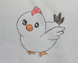 Raising chickens birds chickens and roosters animals chicken coop pet birds cute animals chickens in the winter chickens. How To Draw A Cute Cartoon Chicken