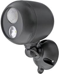 Mr Beams Mb360 Wireless Led Spotlight With Motion Sensor And Photocell Dark Brown Landscape Spotlights Amazon Com