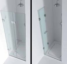 Infold Shower Door Showers By Galbox Small Shower Stalls Shower Doors Tiny House Bathroom