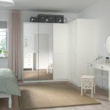 Pax Grimo Vikedal Corner Wardrobe White Mirror Glass 210 160x201 Cm Ikea Corner Wardrobe Ikea Pax Wardrobe Ikea Pax