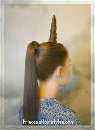 Hairstyling tutorials, hairstyles, hair, how to use a curling wand, waves, curling, tutorials, crazy hair day styles, how to braid, braids, party hairstyles, swimming hairstyles, styling your hair, bangs, how to wear bangs, easy hairstyles, learn to do your hair Unicorn Hairstyle For Halloween Or Crazy Hair Day Hairstyles For Girls Princess Hairstyles
