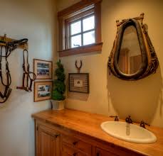 Iâ ve been seeing more stone as tile. Cowboy Themed Bathroom Decor House Decor Interior