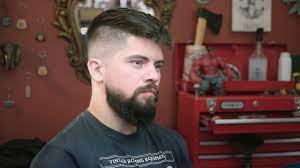 Corte De Cabelo E Barba Masculino High Fade Square Beard Youtube
